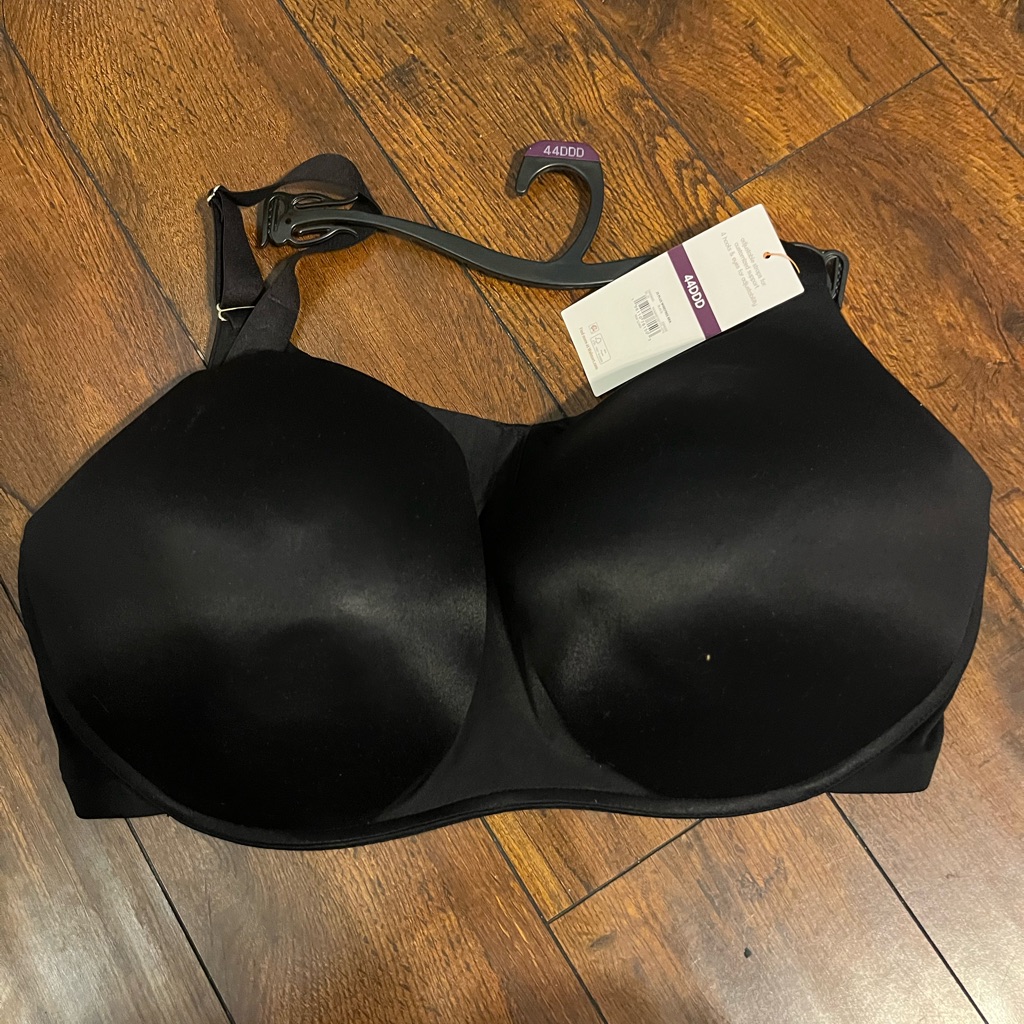 Elegant Black Full-Coverage Bra
